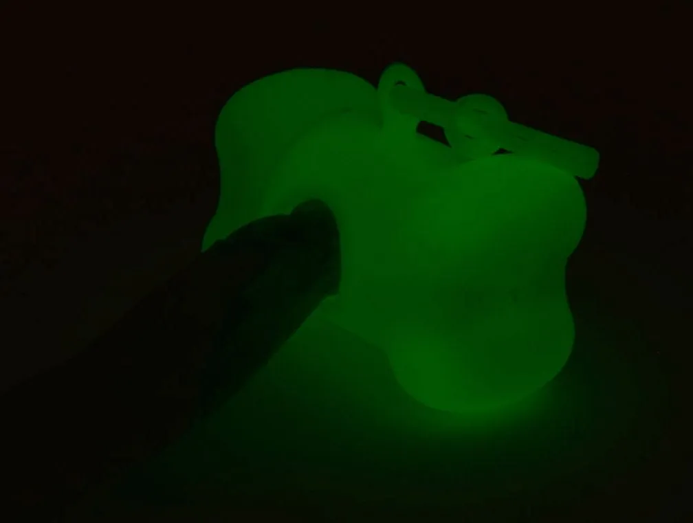 Glow-n-dark dog bag dispenser
